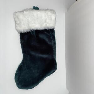 HALCO CHRISTMAS GREEN PLUSH 21" STOCKING DECORATION COSTUME NEW